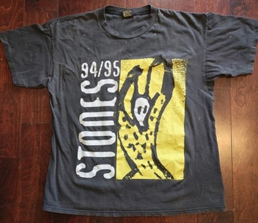 Vintage 1994/1995 The Rolling Stones Voodoo Lounge Tour T Shirt Brockum USA XL